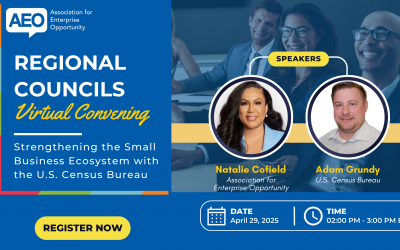 Apr 29:  Partnering with the U.S. Census: Strengthening the Small Business Ecosystem