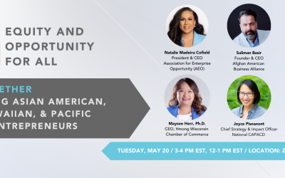 May 20: Rising Together: Empowering Asian American, Native Hawaiian, and Pacific Islander (AANHPI) Entrepreneurs