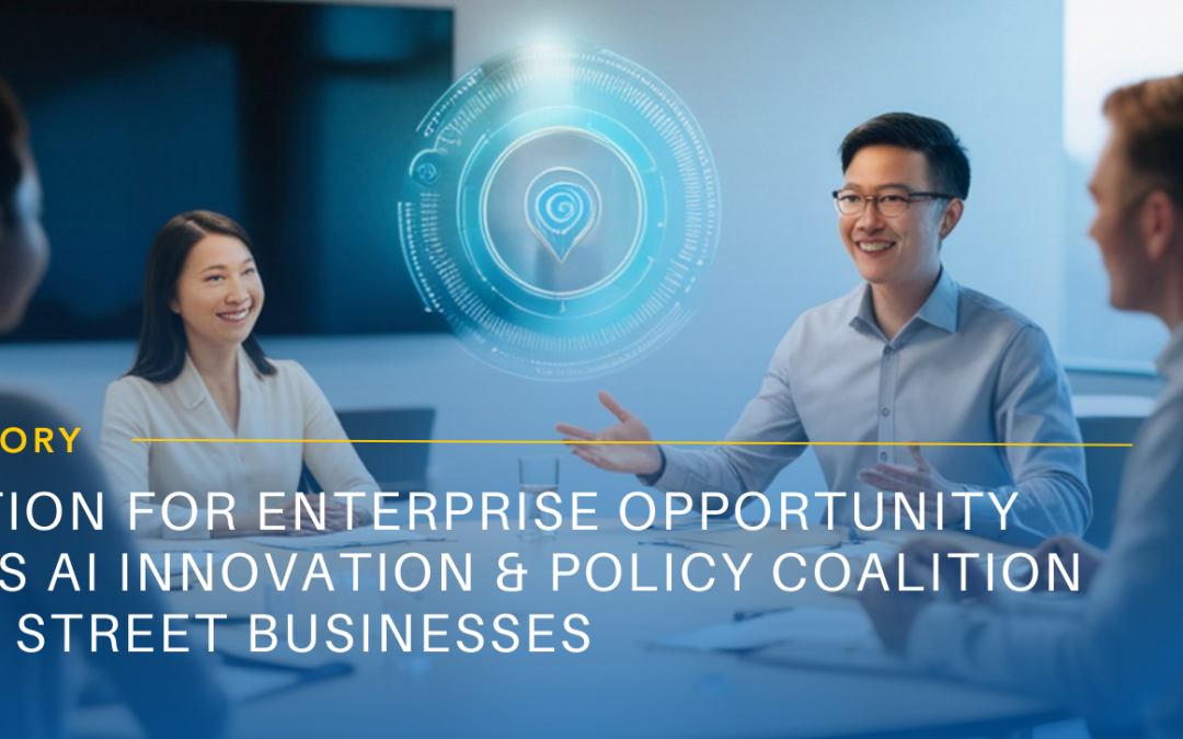 Association for Enterprise Opportunity Launches AI Innovation & Policy Coalition for Main Street Businesses